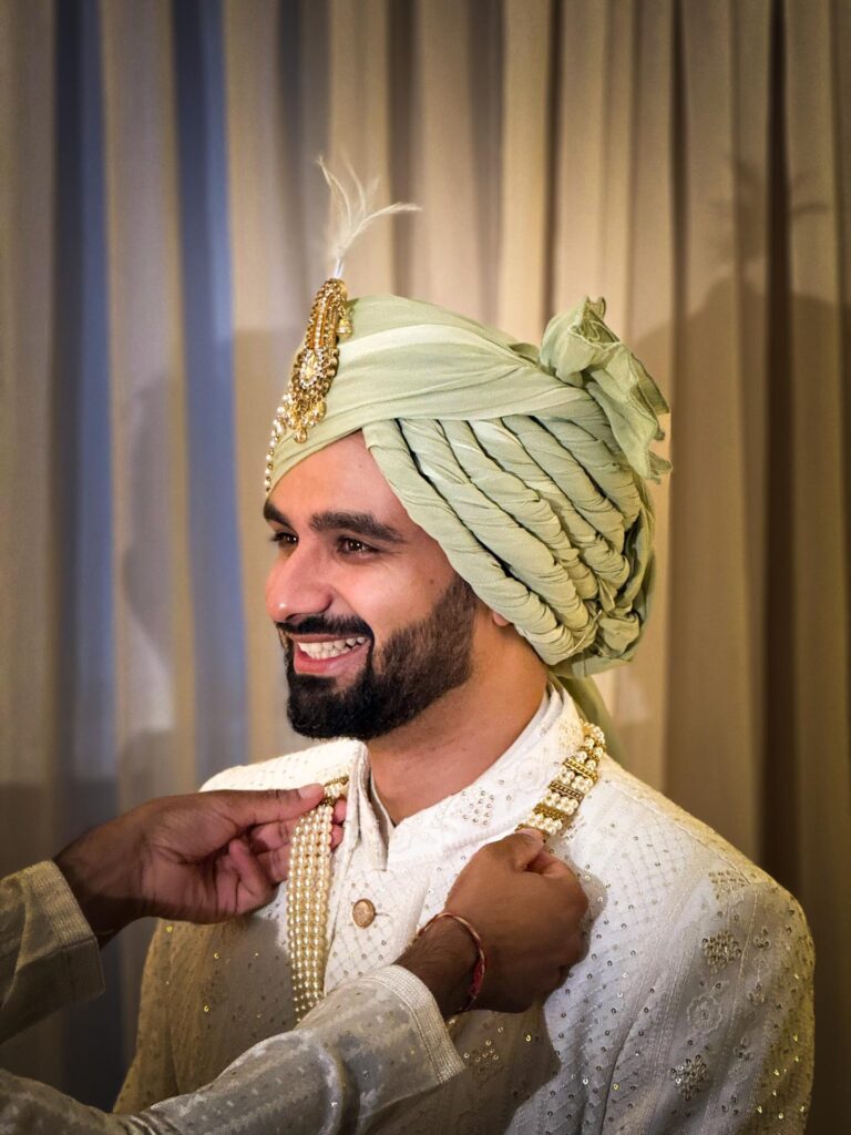 Wedding reception celebration at a Bay Area Indian wedding